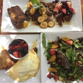 Gluten-free brunch spread from Fig Tree Cafe